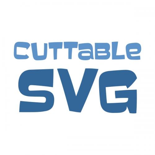 Tubby SVG Cuttable Fonts