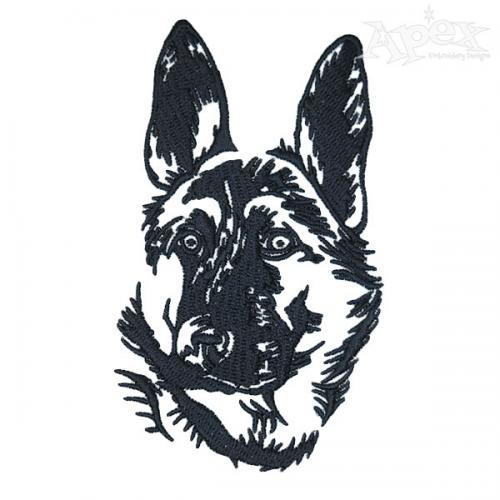 German Shepherd Dog Embroidery Designs