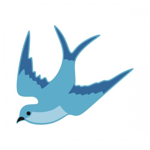 Blue Bird SVG Cuttable Designs