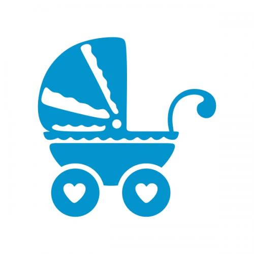 Baby Carriage SVG Cuttable Designs
