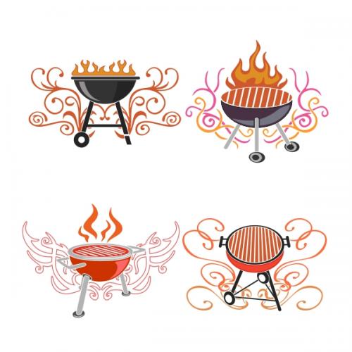 Grill Pack SVG Cuttable Designs