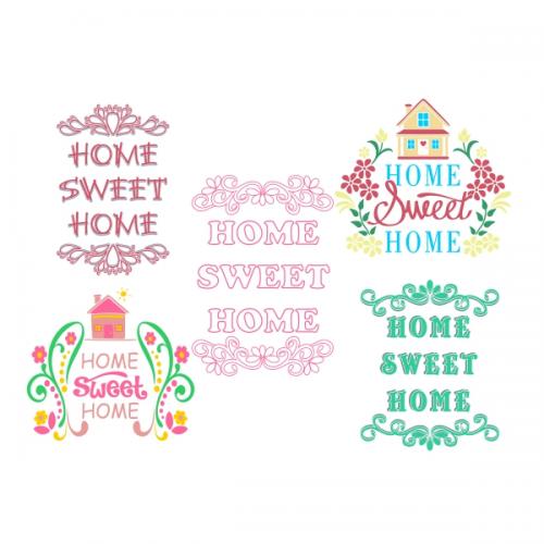 Home Sweet Home SVG Cuttable Designs