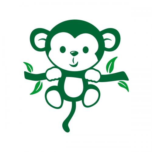 Little Monkey SVG Cuttable Designs