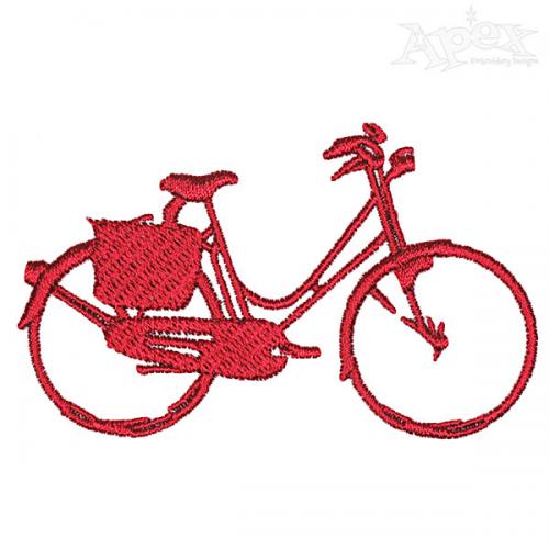 Bike Bicycle Embroidery Designs