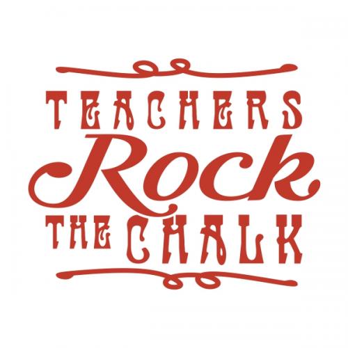 Teachers Rock SVG Cuttable Designs