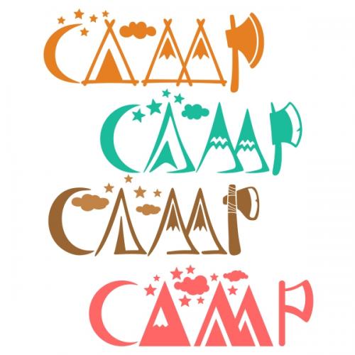 CAMP SVG Cuttable Designs