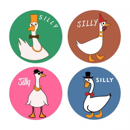 Silly Goose SVG Cuttable Designs