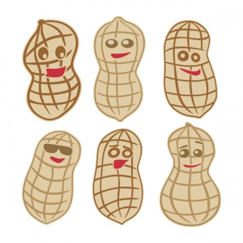 Little Peanut Cartoon SVG Vector SVG Designs - Apex