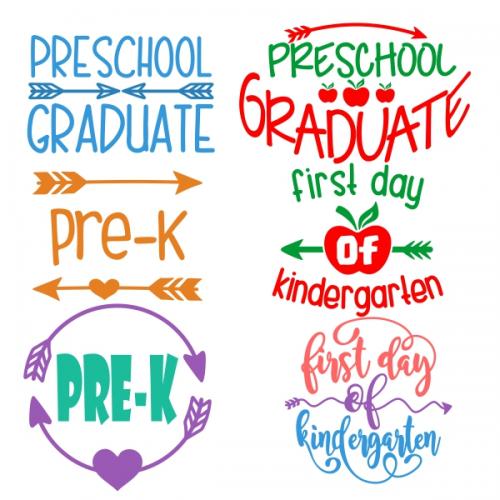 Preschool Graduate SVG Cuttable Designs