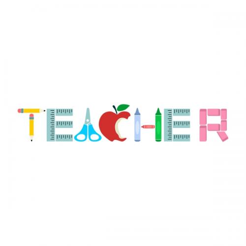 Teacher Appreciation SVG Cuttable Designs