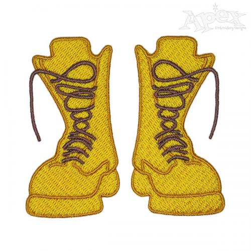 Boot Embroidery Designs