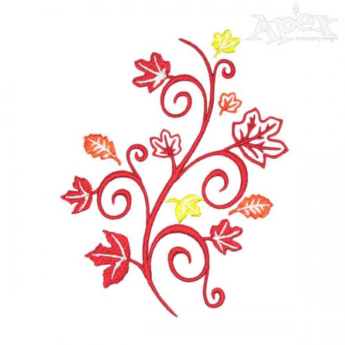 Fall Leaves Embroidery Designs