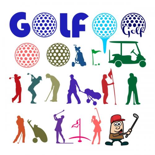 Golf Pack SVG Cuttable Designs