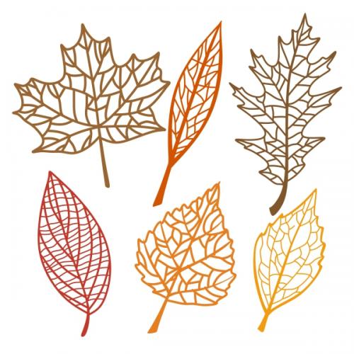 Leaf Pack SVG Cuttable Designs
