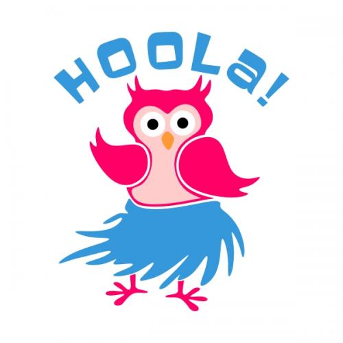 Hoola Owl SVG Cuttable Designs