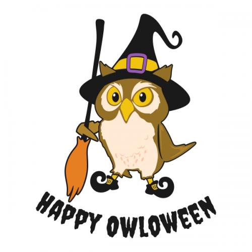 Halloween Owl SVG Cuttable Designs