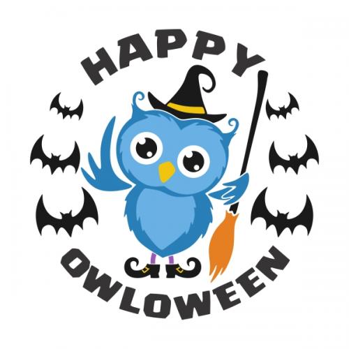 Halloween Owl SVG Cuttable Designs
