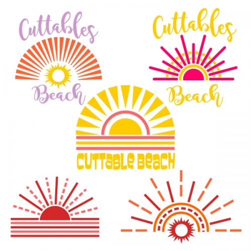 Sunshine Pack SVG Cuttable Designs
