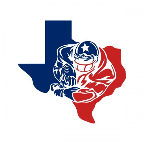 Texas Football SVG Cuttable Designs