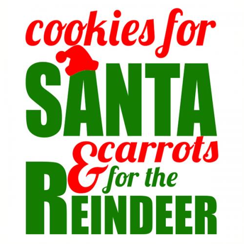 Cookies For Santa Carrots For Reindeer