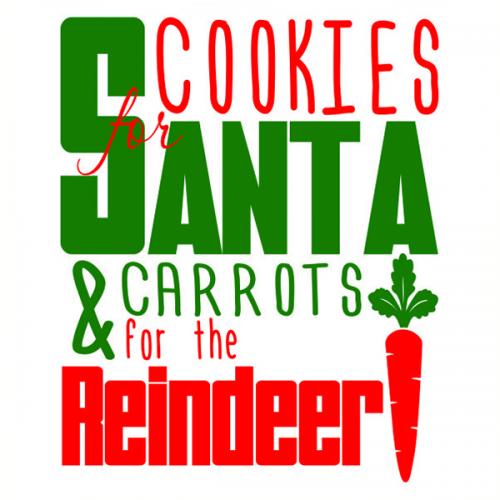 Cookies For Santa Carrots For Reindeer