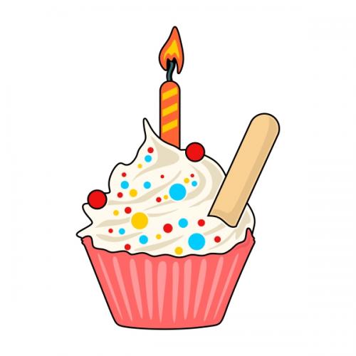 Birthday Cake SVG Cuttable Designs