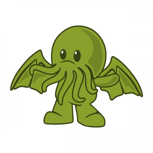 Cthulhu Cuttable Design | Apex Embroidery Designs, Monogram Fonts ...