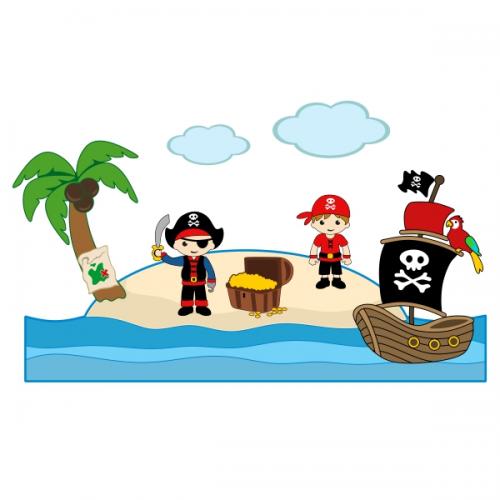 Pirates Pack SVG Cuttable Designs