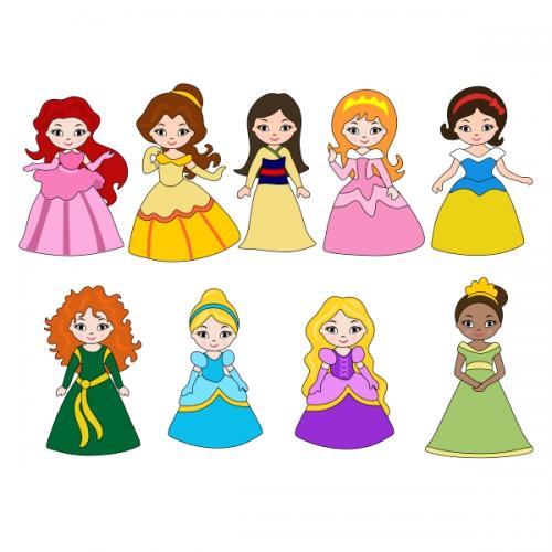 Little Princess SVG Cuttable Designs