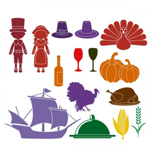 Thanksgiving SVG Cuttable Designs