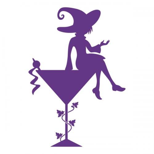 Witch Cocktails SVG Cuttable Designs