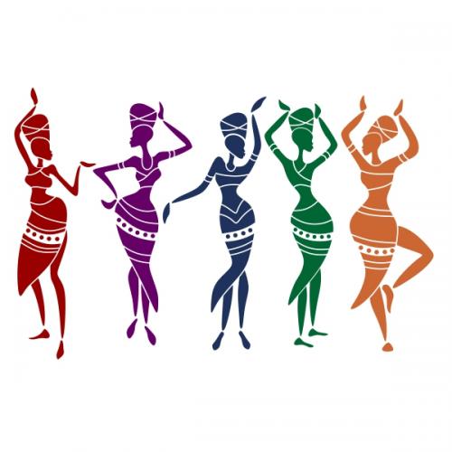 Africa Women SVG Cuttable Designs