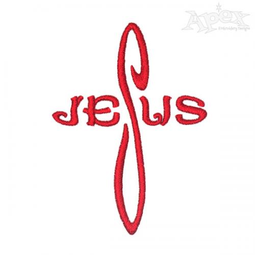 Jesus Cross Embroidery Designs