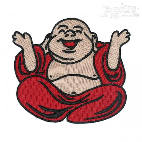 Happy Budha Embroidery Designs