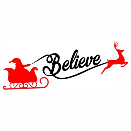 Christmas Believe Cuttable Files