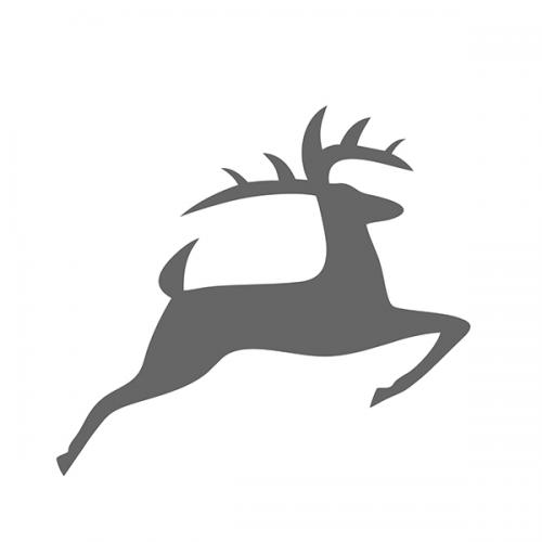 Flying Reindeer Silhouette SVG Cuttable Files