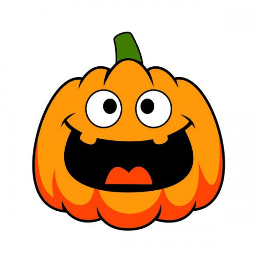 Funny Halloween Pumpkin SVG Cuttable Files