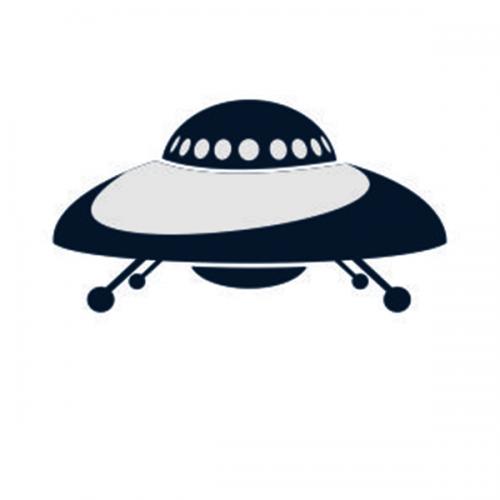 UFO Unidentified Flying Object SVG Cuttable Files