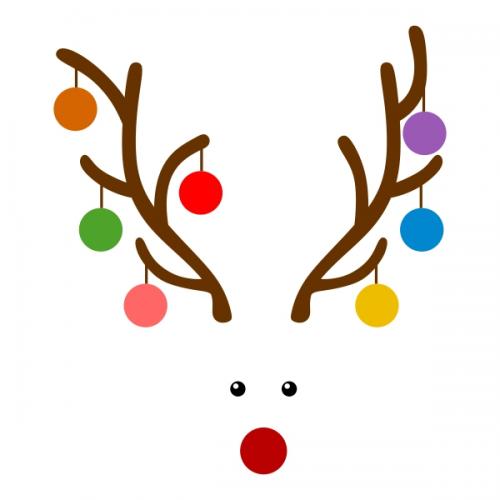 Deer Bulb SVG Cuttable Designs