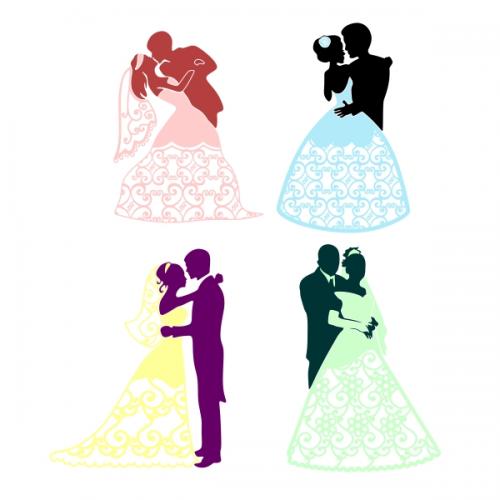 Wedding Pack SVG Cuttable Designs