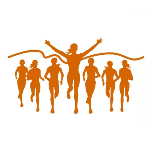 Women Runners SVG Cuttable Designs