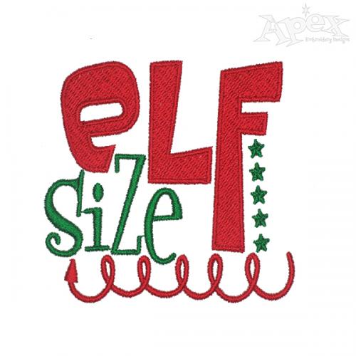 Elf Size Embroidery Designs