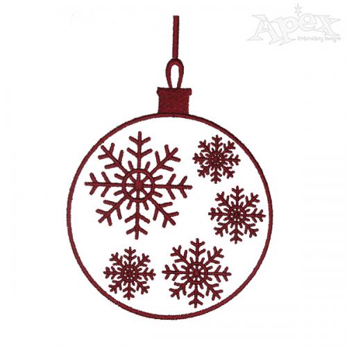 Christmas Bulb Embroidery Designs