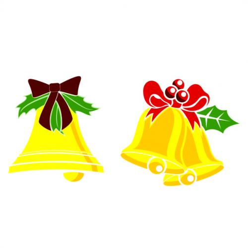 Christmas Bells SVG Cuttable Files