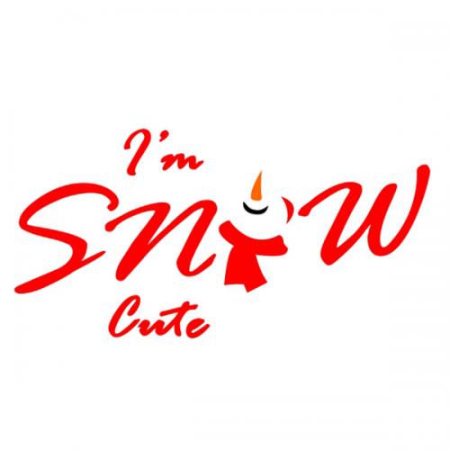 It's Snow Cute SVG Cuttable Files