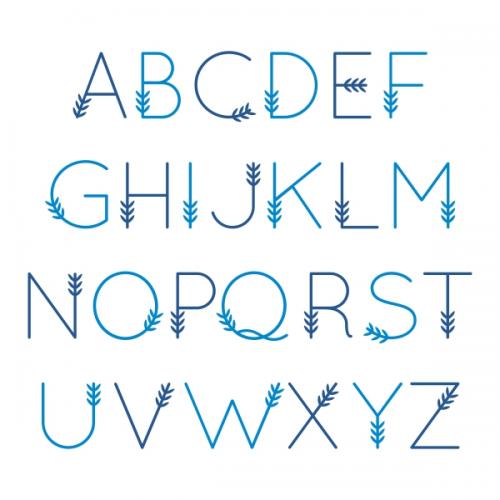 Native American SVG Cuttable Fonts