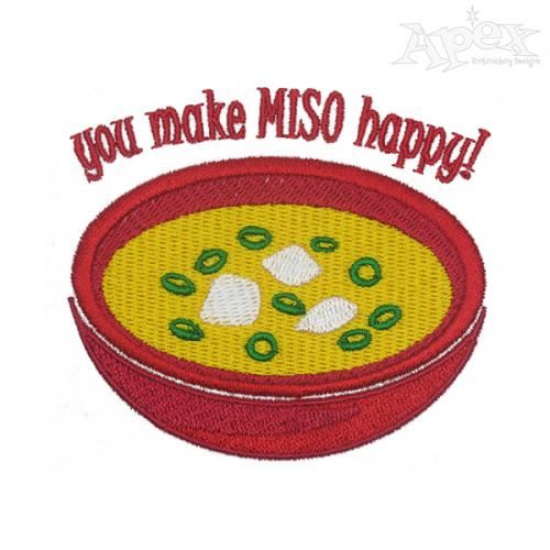 Happy Miso Embroidery Designs