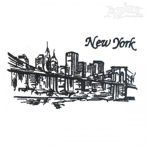 New York City Embroidery Design Apex Monogram Designs & Fonts