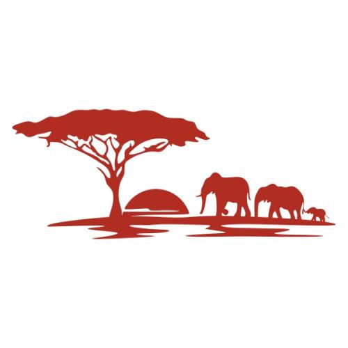 African Safari SVG Cuttable Designs