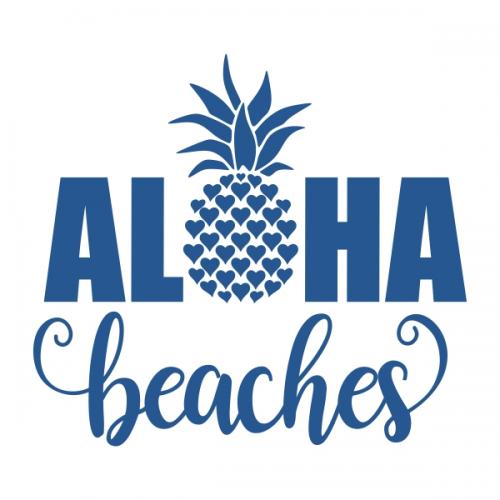Aloha Beaches Pack SVG Cuttable Designs